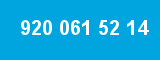 920 061 52 14